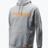 Bluza z kapturem szara-T1TAN Discount