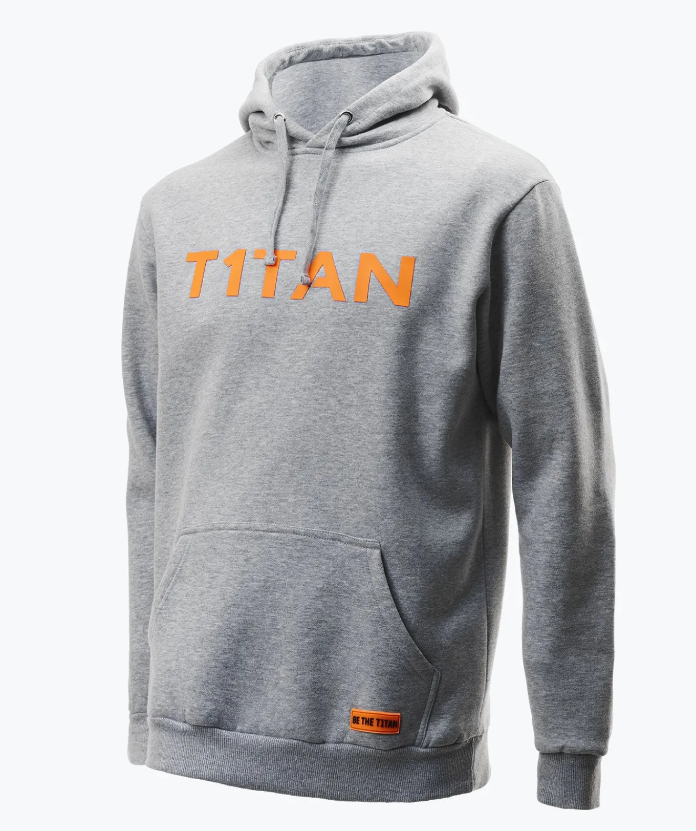 Bluza z kapturem szara-T1TAN Discount