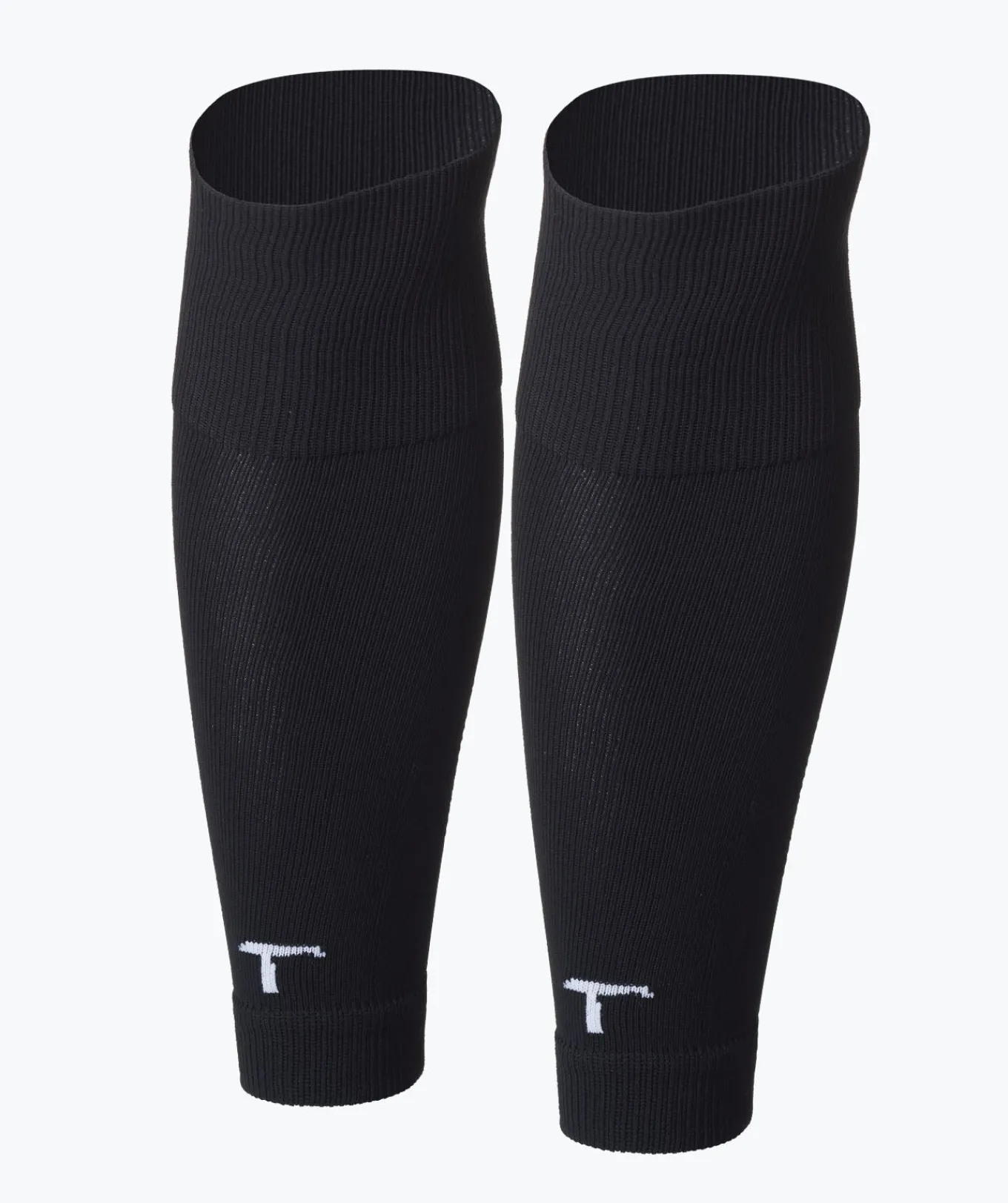 Piłkarskie rękawy na nogi - czarne-T1TAN Shop