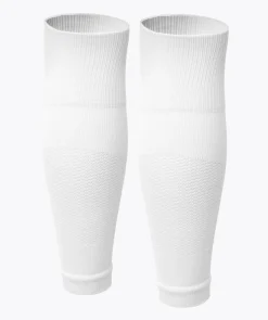 Piłkarskie rękawy na nogi - białe-T1TAN Fashion