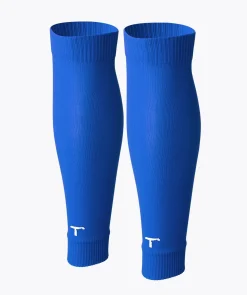 Piłkarskie rękawy na nogi - niebieski-T1TAN Store